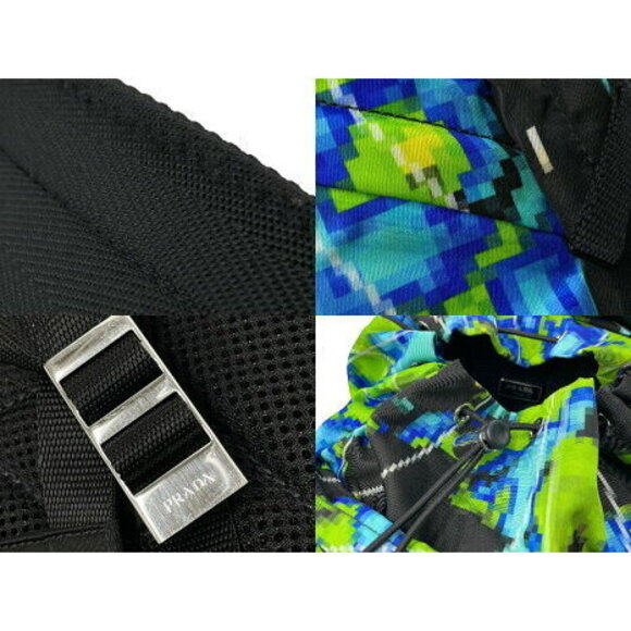 Prada Backpack Digital Camo Pattern Nylon Multicolor - Picture 8 of 8